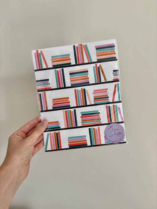 Cozy Bookshelf Print