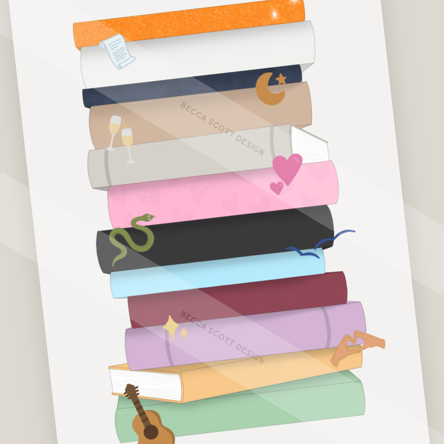 Eras Bookshelf Bookmark