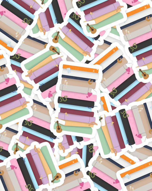 Eras Bookshelf Sticker