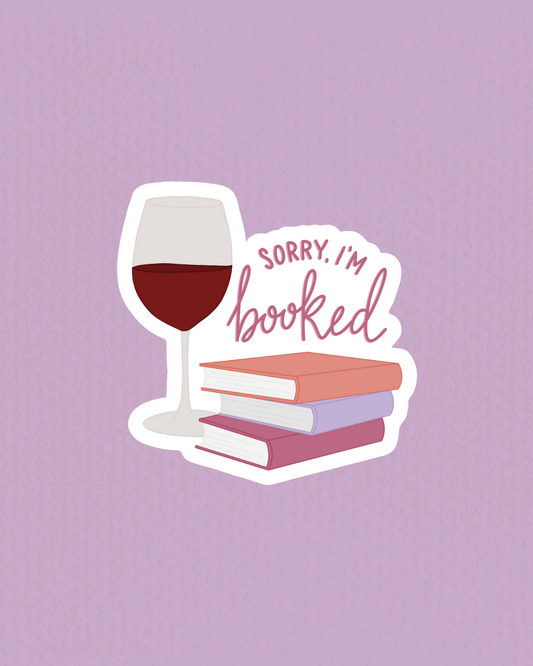 Sticker | Sorry, I'm Booked