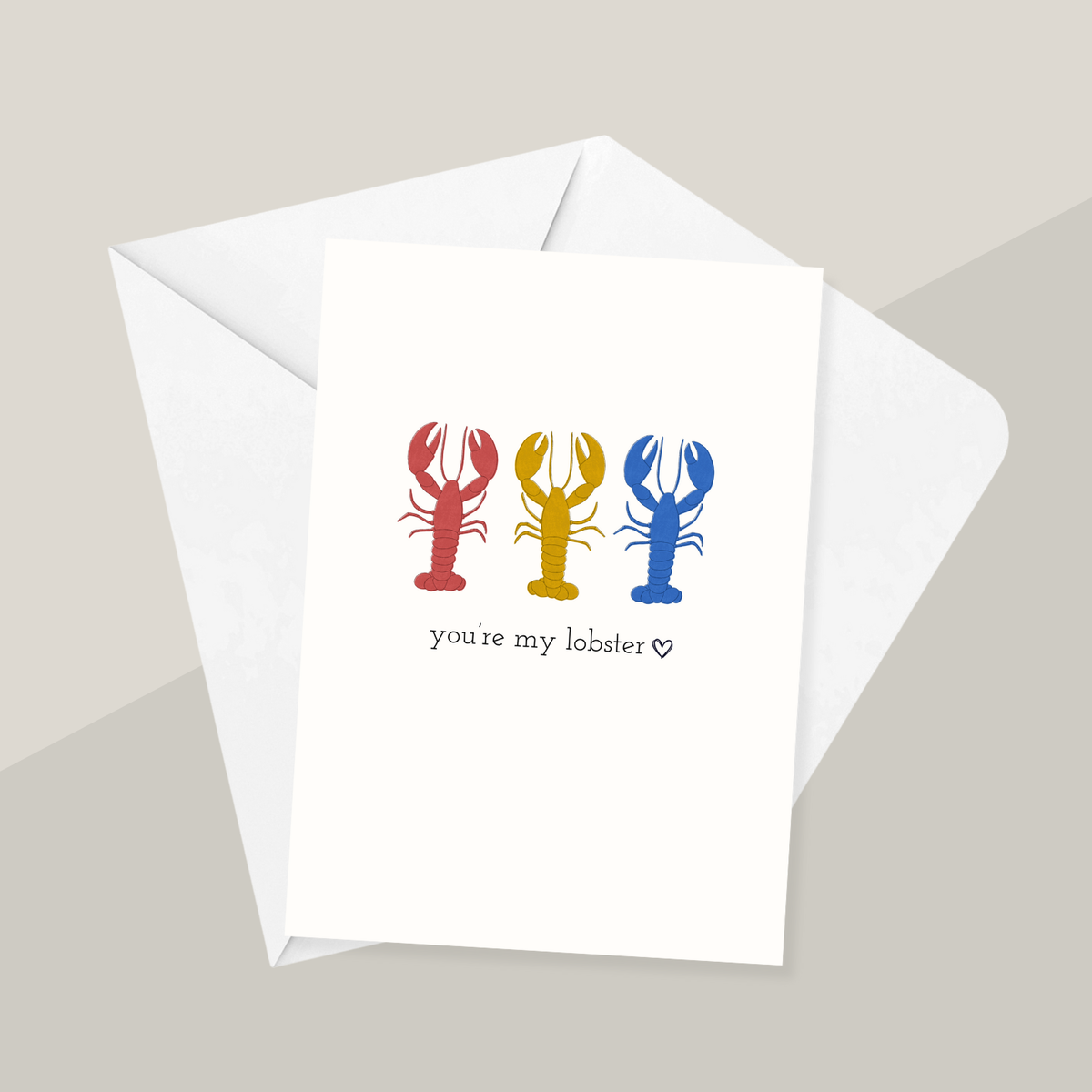 You're My Lobster Greeting Card