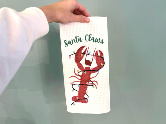 Santa Claws Kitchen Towel