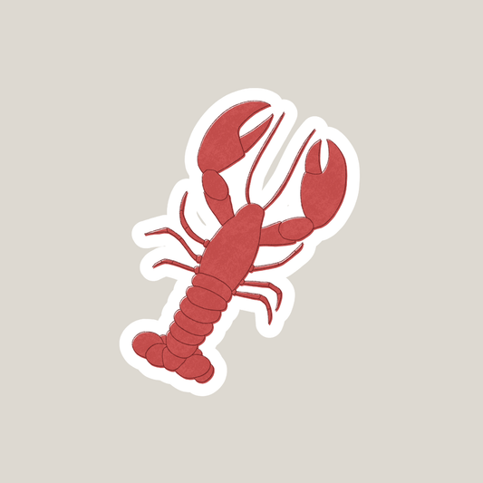 Glossy Lobster Sticker