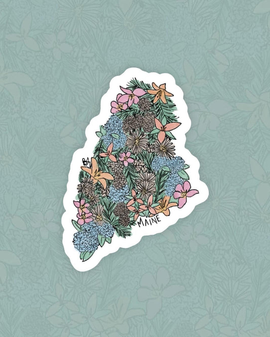 Sticker | Maine State Flowers