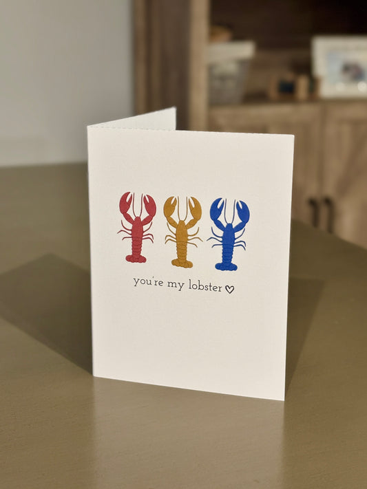 Greeting Card | You're My Lobster