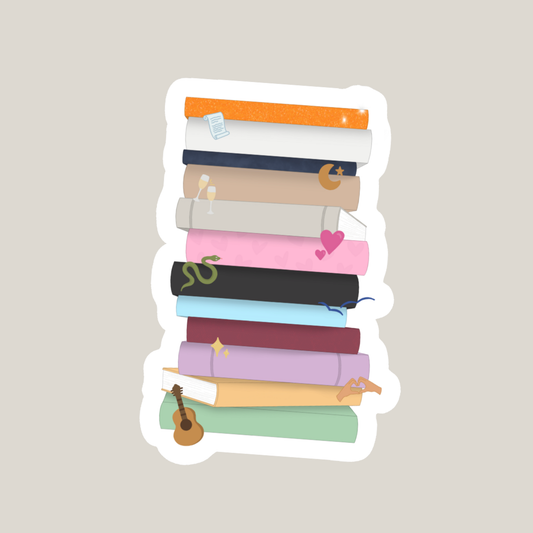 Eras Bookshelf Sticker