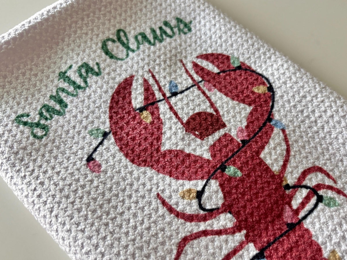 Santa Claws Kitchen Towel