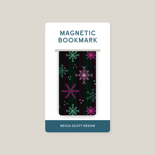 Wicked Snowflakes Holographic Magnetic Bookmark