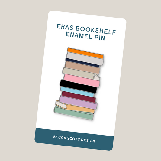 Eras Bookshelf Enamel Pin