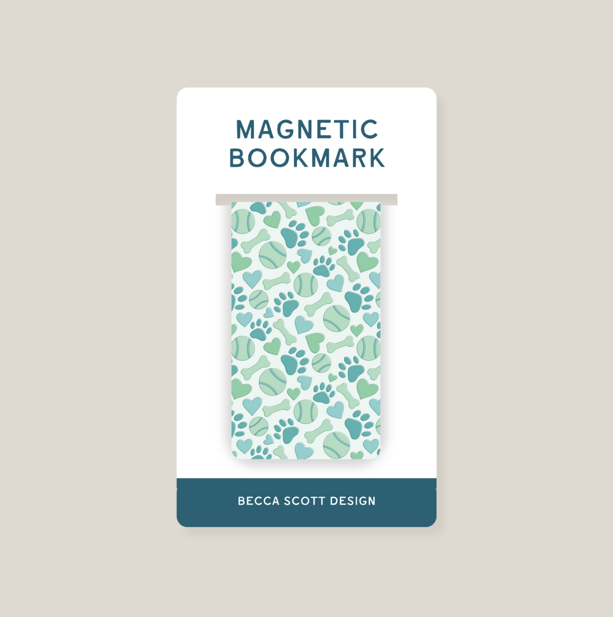 Puppy Love Magnetic Bookmark