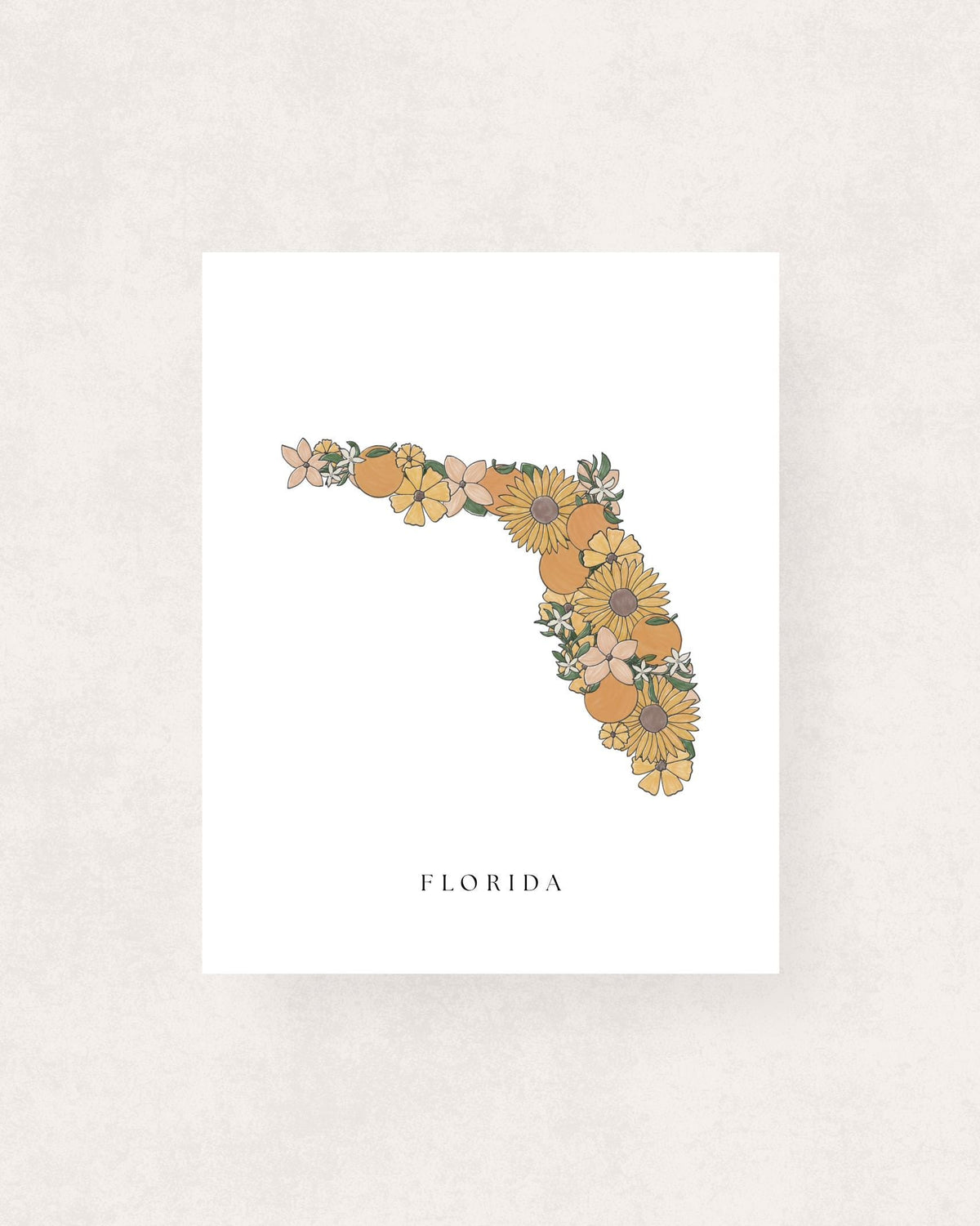 State Flowers Print